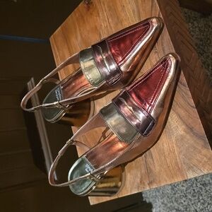 Jeffrey Campbell ladies slingback shoes, size 7.5